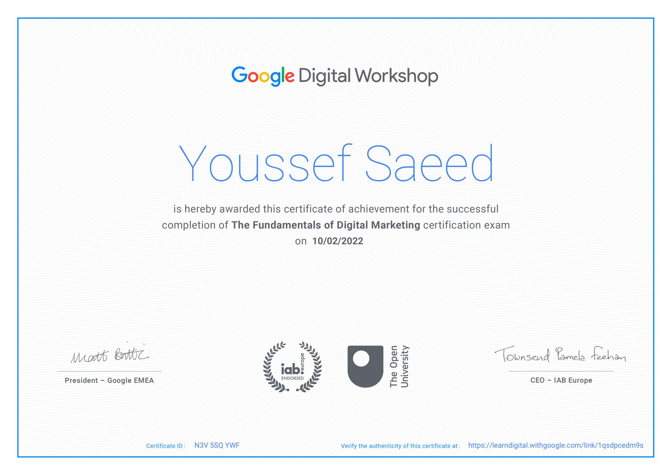 Google Digital Workshop